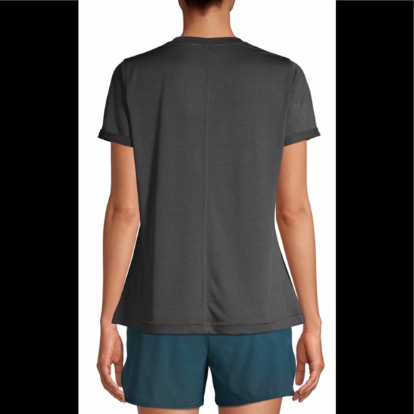 ♦️Athletic Works Green V-Neck Tee | Sz L/G (12-14) | NWT - Picture 7 of 12